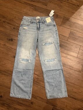 Abercrombie Kids lightweight baggy low rise jeans